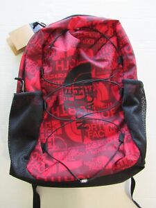 The North Face Jester Backpack Red Black Everyday Laptop Sleeve Nwt