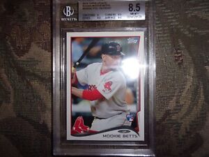 2014 Mookie Betts RC Topps Update #US-26 ; BGS 8.5