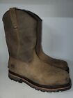 Timberland Pro True Grit Brown Composite Toe Electrical Work Boots Men's Sz 12M