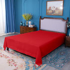 Brushed Microfiber Single Flat Sheet Easy Care Top Sheet 24 Colors Available