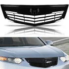 Fits 2011-2014 Acura TSX Grille Front Upper Bumper Grill Assembly GLOSSY BLACK (For: 2011 Acura TSX Base 2.4L)
