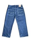 VTG Levi's 579 38x30 Baggy Fit Y2K Skate Dark Wash Denim Jeans Hip Hop 2001
