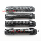 Carbon Fiber Style Door Handle Cover Trim Accessories For Toyota Tacoma 2024