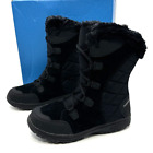 Columbia Ice Maiden II Womens Size 9 M Winter Snow Boot Black Columbia Grey