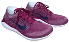 Nike Free Run RN FLYKNIT 2018 Women’s Size 10 Raspberry/Blue Running Shoes