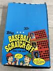 1981 Topps Scratch-Off Baseball Wax Box w/ 36packs Unopened 2E