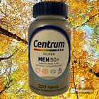 New ListingCentrum Silver Men's 50 Plus Vitamins, Multivitamin Supplement, 200 Count,