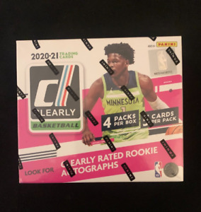 2020-2021 CLEARLY DONRUSS Basketball HOBBY Box RATED Rookie AUTOGRAPHS