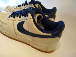 Nike Air Force 1 Low White Black Royal Blue Men Sneaker Shoes CT7875-994 Size 8