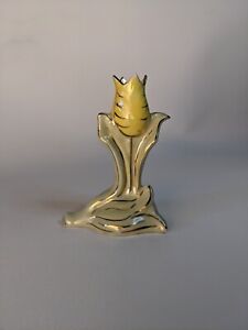 Vintage Opalescent Lusterware Tulip Vase Kass 1950s