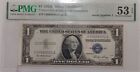 One Dollar Serial Number 1 Silver Certificate Fancy Low Graded Pmg