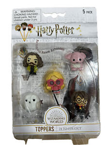 Harry Potter Pencil Toppers Set Of 5 2.4in Gifts, Toys, Collectibles