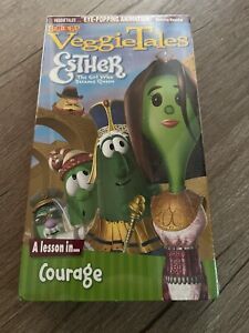 New Sealed Vintage VeggieTales: Esther, The Girl Who Became Queen (VHS, 2000)