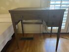 Vintage Wood Kenmore Sewing Machine EMPTY Cabinet 2 Drawer Desk Table