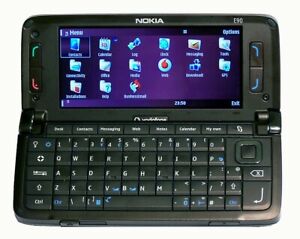 NOKIA E SERIES E90 Communicator Black Symbian GPS Business Unlocked Smartphone