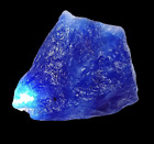 100Ct Puls Certified Natural Blue Sapphire African Uncut Rough Loose Gemstone