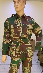Belted Bush Jacket in Rhodesian Brushstroke Camo
