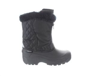 Tundra Womens Portland Black Snow Boots Size 8 (1498564)