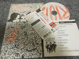 PARAMORE / riot! / JAPAN LTD CD OBI bonus track