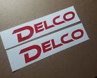Delco Trailers  Trailer decal x2 3 colors 3 sizes Replacement sticker