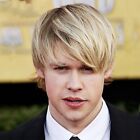 Light Blond Short Hairstyles Men's Natural Layered 100% Human Hair Wig 8 Inch