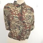 Woman's Cheetah designed Cropped Top with fall  colors of Rust, Brown, Black