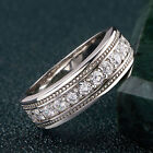 Mens Wedding Ring Sterling Silver Comfort Fit Mens Silver Ring Band Size 7-14