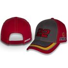 Joey Logano #22 NASCAR 2024 Pennzoil Element Snapback Red Gray Racing Hat