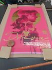 Drive Screen Print Movie Poster By Gabz Sunset Gold Foil Variant  limited /100