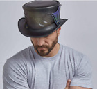 Draco | Mens Festival Steampunk Leather Top Hats