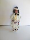 1- Vintage Minnehaha Native American Doll Tourism Woman w Papoose