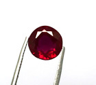 4.30 Ct Natural Red Ruby Round Shape Certified Faceted Best Quality Gemstone