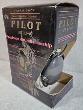 Pilot Avionics Pilot PA 11-40 Aviation Headphones w/Microphone READ DESCRIPTION