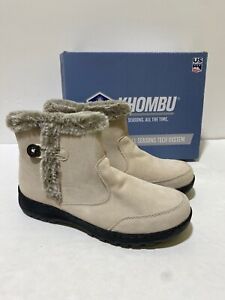 Khombu Iris Women's Winter Snow Boots With Zipper Size 9 New With Box