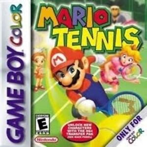 Mario Tennis - GameBoy Color Game- Acceptable