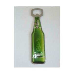 Brand new !  Carlsberg Beer Bottle Shape Magnetic Cap Opener