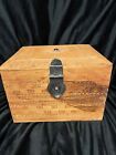 Beautiful large vintage hand carved wooden box