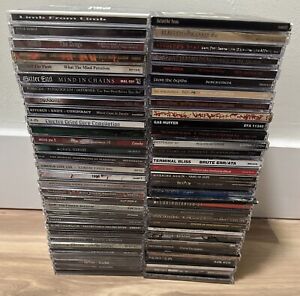 Death Metal Thrash Gore Grind CD - Lot Of 64 Albums - Compilation, Splits, ETC!
