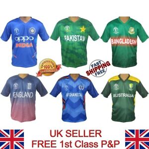 LTG Cricket Sports T Shirt Jersey Australia Bangladesh India Pakistan England
