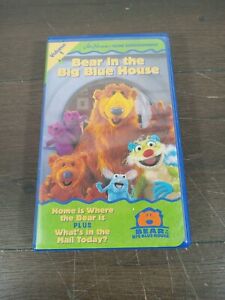 Bear in the Big Blue House Vol. 1 VHS Tape Clamshell Home is Where the Bear Is