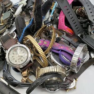 4 Lbs Timex Untested Needs Batteries/Parts/Service Watch Lot
