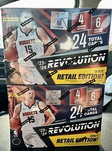 2023-24 Panini Revolution Basketball Blaster Box Lot (2) Retail Edition - 🔥