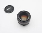 Nikon AF NIKKOR 50mm f/1.8 D Prime Lens with Caps Nifty Fifty (#15931)