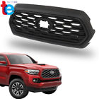 Matte Black Front Upper Grille Grill Assembly For 2016-2022 Toyota Tacoma (For: 2021 Toyota Tacoma TRD Pro)