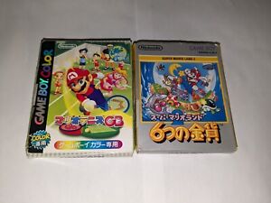 Super Mario Land 2 6 Golden Coins & Tennis Japan Cib Nintendo Gameboy Boxed