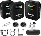 SYNCO G2(A2) Wireless Lavalier Microphone System For Camera Tablet Phone Vlog