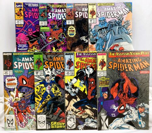 New ListingAmazing Spider-Man #321-322, 326-327, 329, 333-335 (1989-90, Marvel) 8 Issue Lot