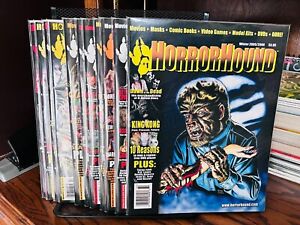 LOT OF 25 HORRORHOUND MAGAZINE - 🔥🎃 BEST BACK ISSUES COLLECTION ON EBAY!! 👹🔥