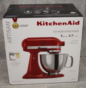 New ListingNEW KitchenAid Artisan Series 5 Quart TiltHead Stand Mixer Empire Red KSM150PSER