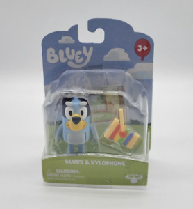 BLUEY & XYLOPHONE FIGURE FROM BLUEY TV SHOW AGES 3+